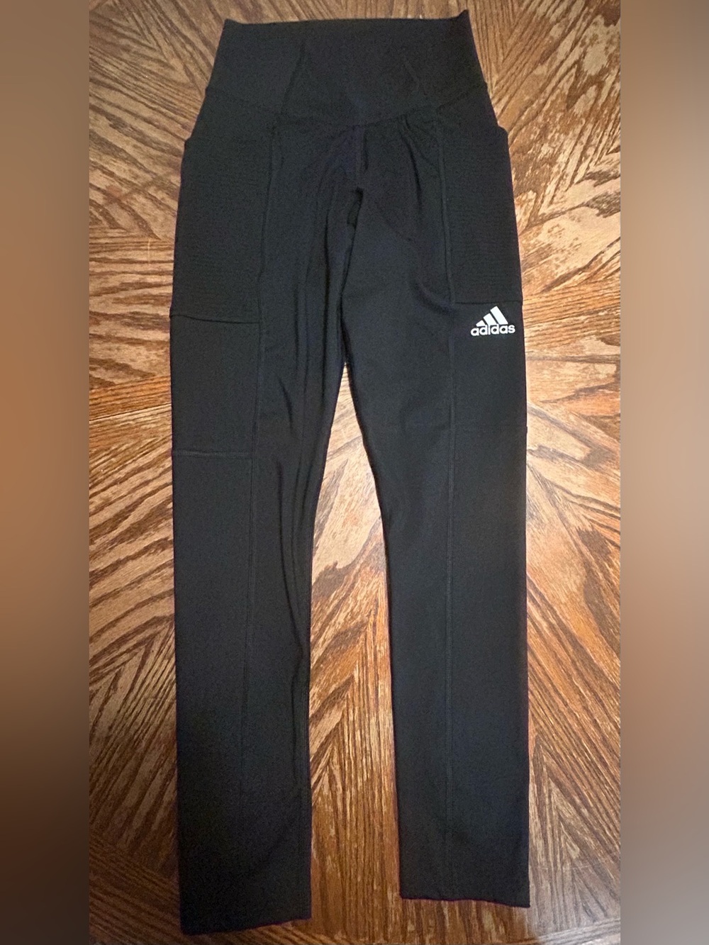 adidas Women’s HEAT.RDY High-Rise Pocket Tights Leggings Black Size XS